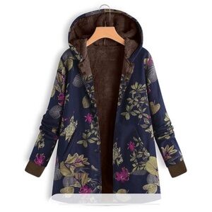 E-RETRO  floral jacket